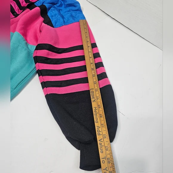 Bocoo Vintage 90s Women's Half Zip Windbreaker Sweater/Jacket Sz M Pullover - Picture 7 of 9